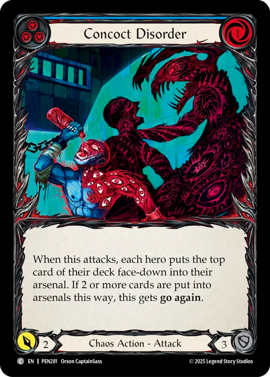Concoct Disorder (blue) (Rainbow Foil)