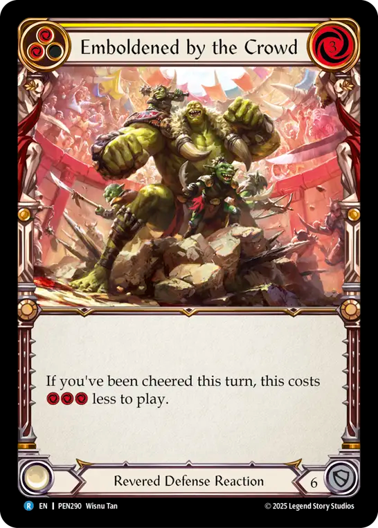 Emboldened by the Crowd (Rainbow Foil)