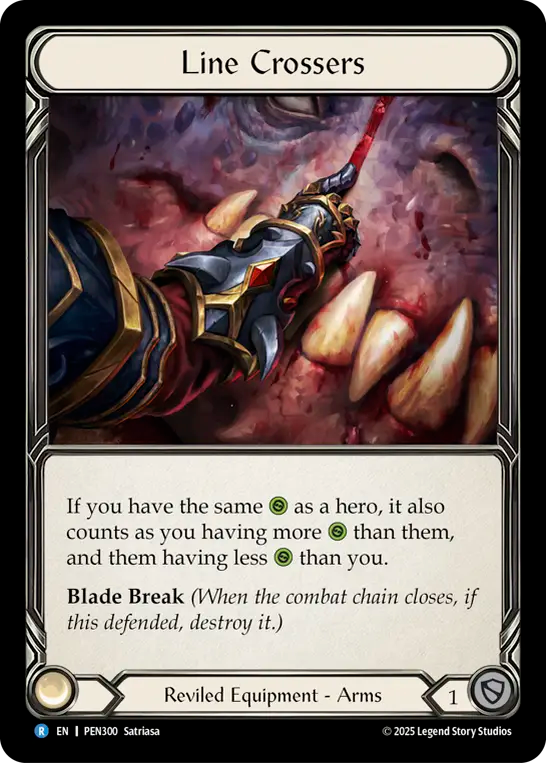 Line Crossers (Cold Foil)