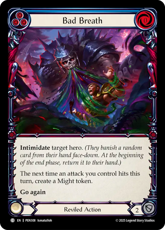 Bad Breath (blue) (Rainbow Foil)
