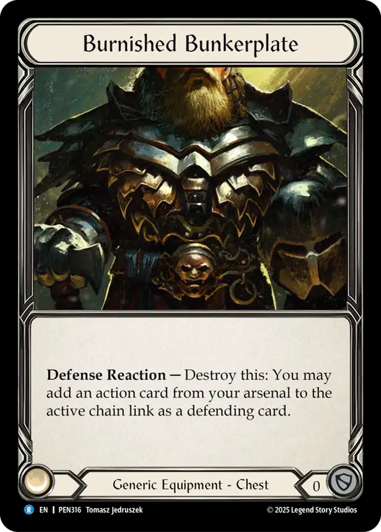 Burnished Bunkerplate (Cold Foil)