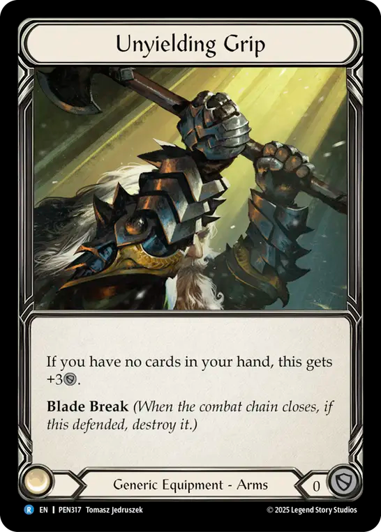 Unyielding Grip (Cold Foil)