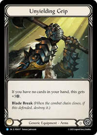Unyielding Grip (Cold Foil)