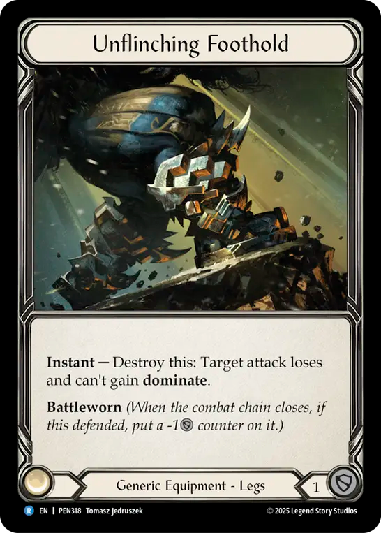 Unflinching Foothold (Cold Foil)