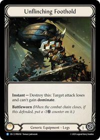 Unflinching Foothold (Cold Foil)
