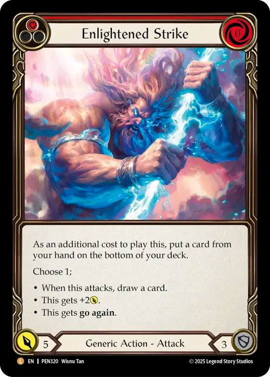 Enlightened Strike (Alternate Art)