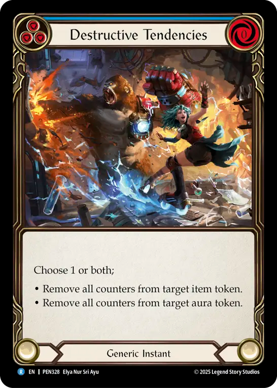 Destructive Tendencies (Rainbow Foil)