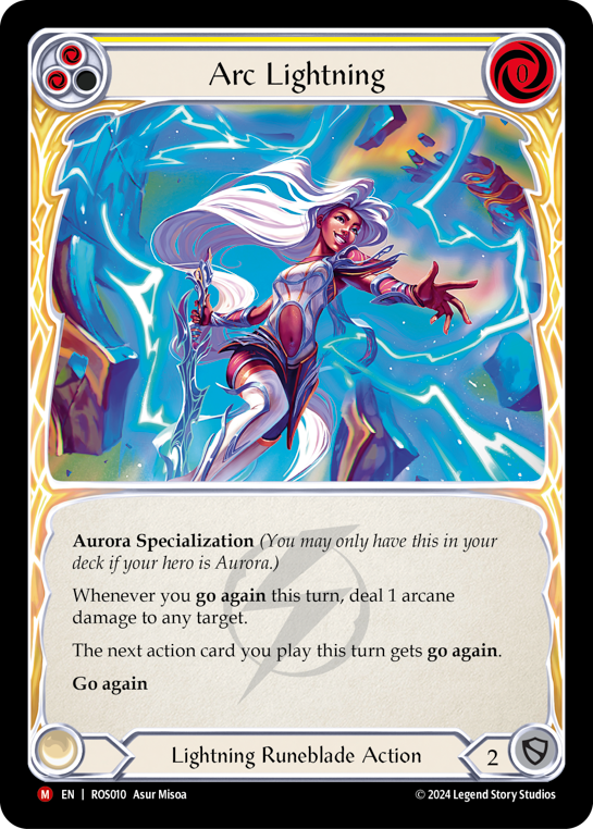 Arc Lightning - Rosetta - Flesh & Blood TCG - FaB Foundry Arc Lightning - Rosetta - Flesh & Blood TCG - FaB Foundry