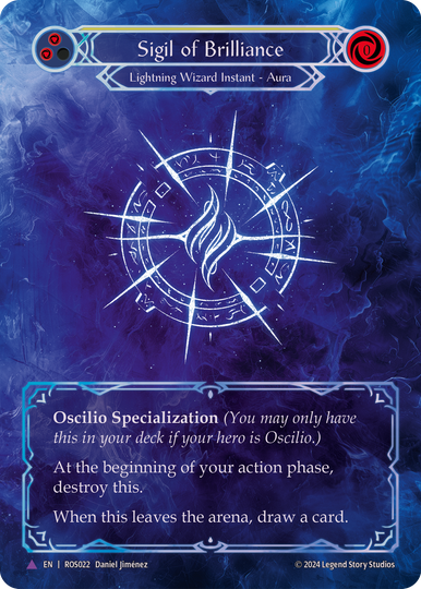 Sigil of Brilliance - Marvel - Rosetta - Flesh & Blood TCG - FaB Sigil of Brilliance - Marvel - Rosetta - Flesh & Blood TCG - FaB