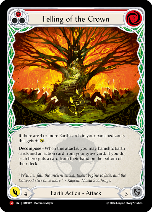 Felling of the Crown NF 3枚 fab Felling of the Crown - Rosetta - Flesh & Blood TCG - FaB Foundry