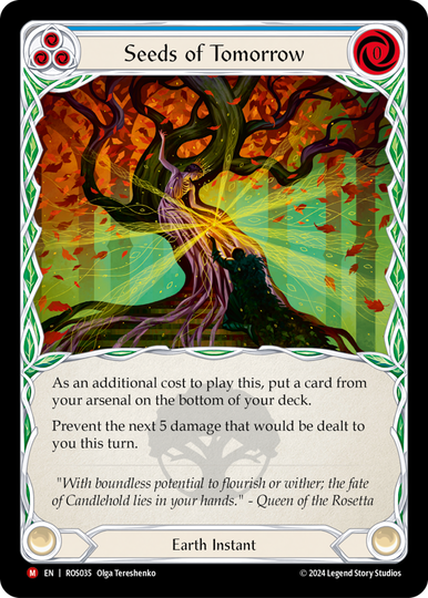 Seeds of Tomorrow - Rosetta - Flesh & Blood TCG - FaB Foundry
