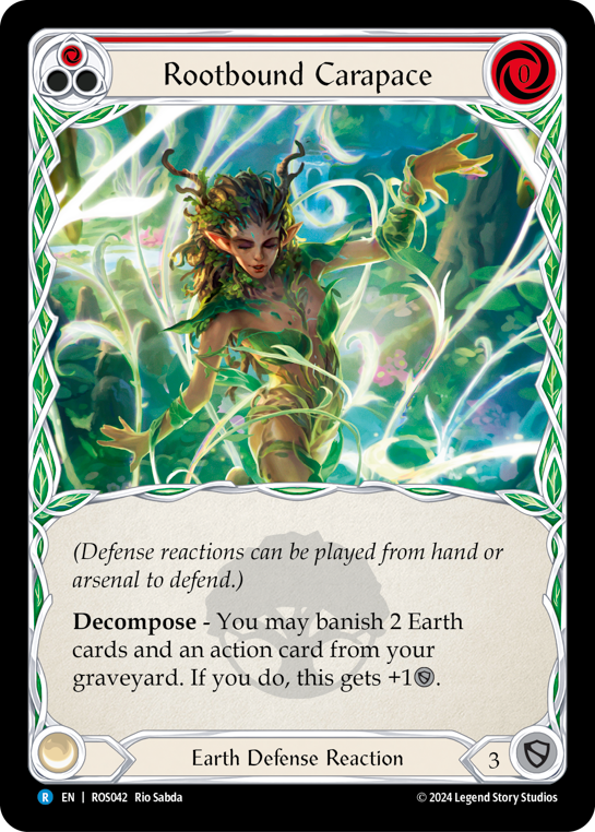 Rootbound Carapace (Red) - Rosetta - Flesh & Blood TCG - FaB Foundry