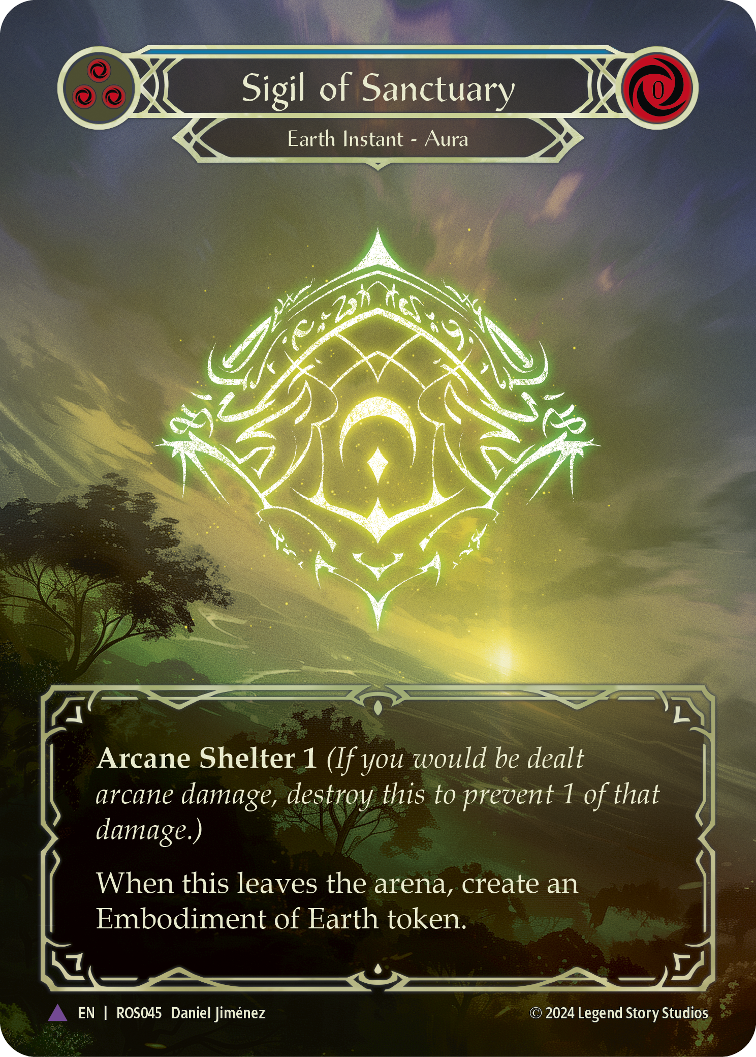 Sigil of Sanctuary - Marvel - Rosetta - Flesh & Blood TCG - FaB