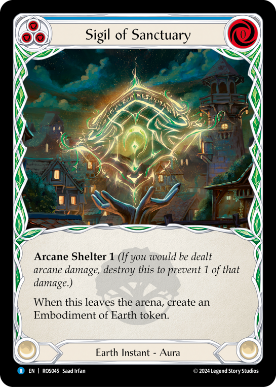 Sigil of Sanctuary - Rosetta - Flesh & Blood TCG - FaB Foundry
