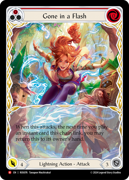 FaB　光速移動/Gone in a Flash RF Extended Gone in a Flash - Extended Art - Rosetta - Flesh & Blood TCG