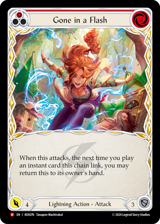 Gone in a Flash - Rosetta - Flesh & Blood TCG - FaB Foundry Gone in a Flash - Rosetta - Flesh & Blood TCG - FaB Foundry