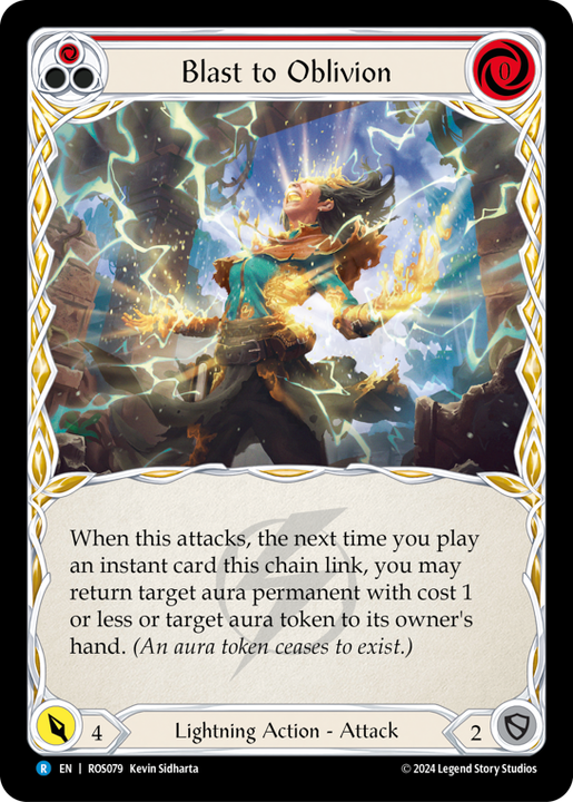 Blast to Oblivion (Red) - Rosetta - Flesh & Blood TCG - FaB