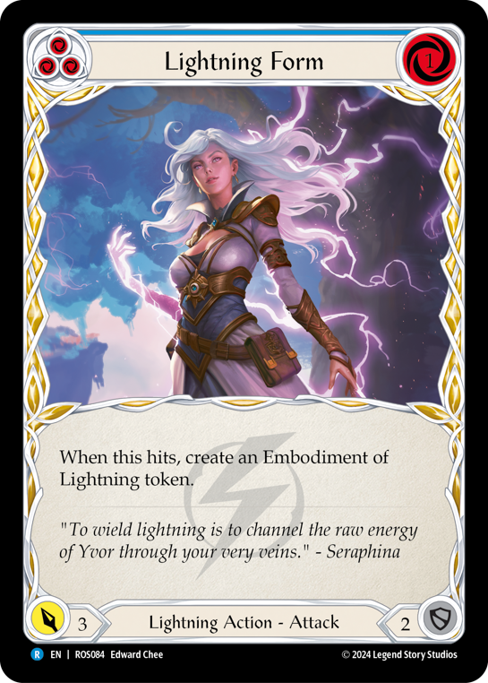 Lightning Form (Blue) - Rosetta - Flesh & Blood TCG - FaB Foundry