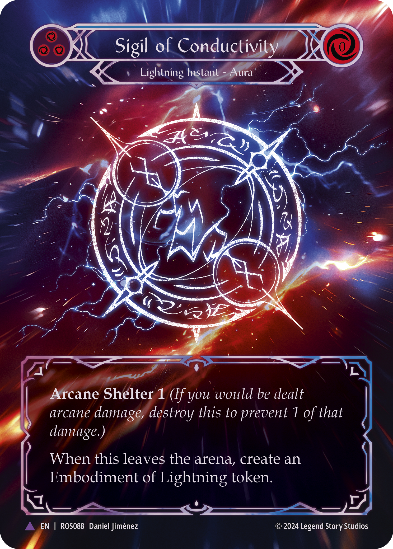 Sigil of Conductivity - Marvel - Rosetta - Flesh & Blood TCG - FaB