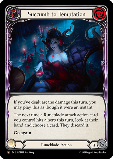 Succumb to Temptation - Rosetta - Flesh & Blood TCG - FaB Foundry