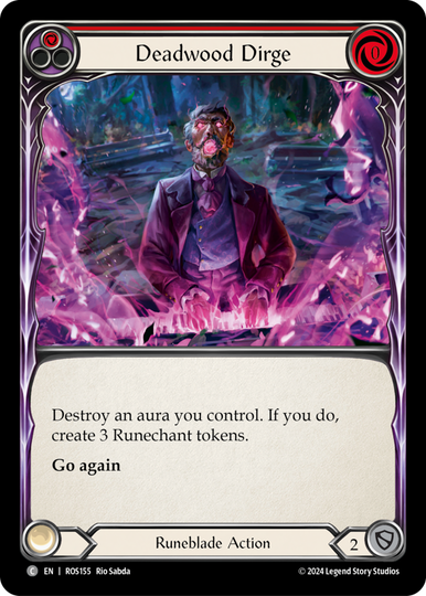Deadwood Dirge (Red) - Rosetta - Flesh & Blood TCG - FaB Foundry