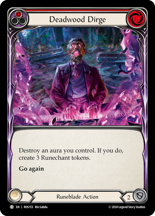 Deadwood Dirge (Red) - Rosetta - Flesh & Blood TCG - FaB Foundry