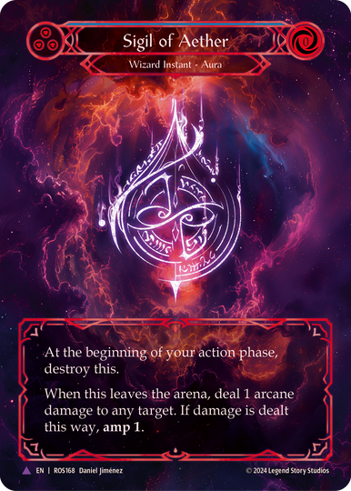 Sigil of Aether - Marvel - Rosetta - Flesh & Blood TCG - FaB Foundry Sigil of Aether - Marvel - Rosetta - Flesh & Blood TCG - FaB Foundry