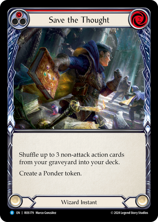 Save the Thought (Red) - Rosetta - Flesh & Blood TCG - FaB Foundry