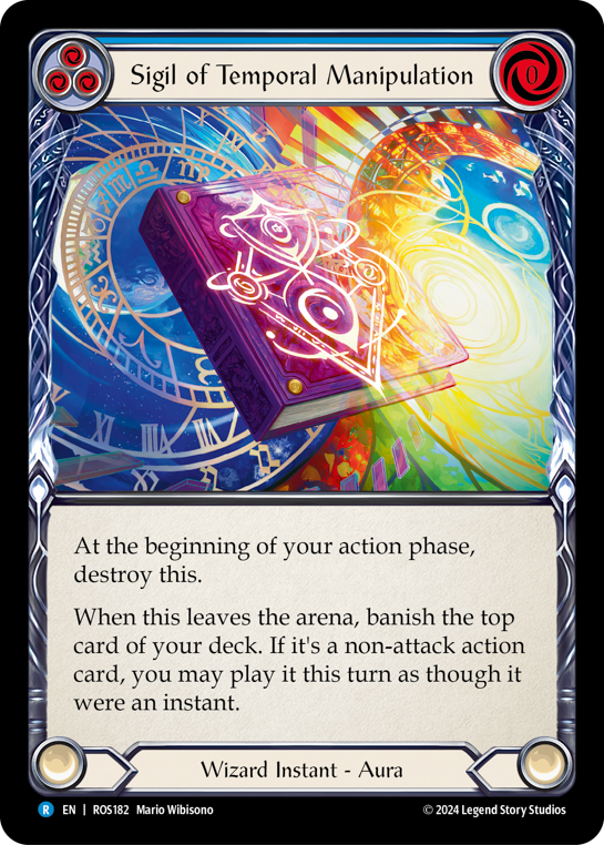 Sigil of Temporal Manipulation - Rosetta - Flesh & Blood TCG - FaB Sigil of Temporal Manipulation - Rosetta - Flesh & Blood TCG - FaB