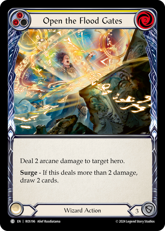 Open the Flood Gates (Yellow)