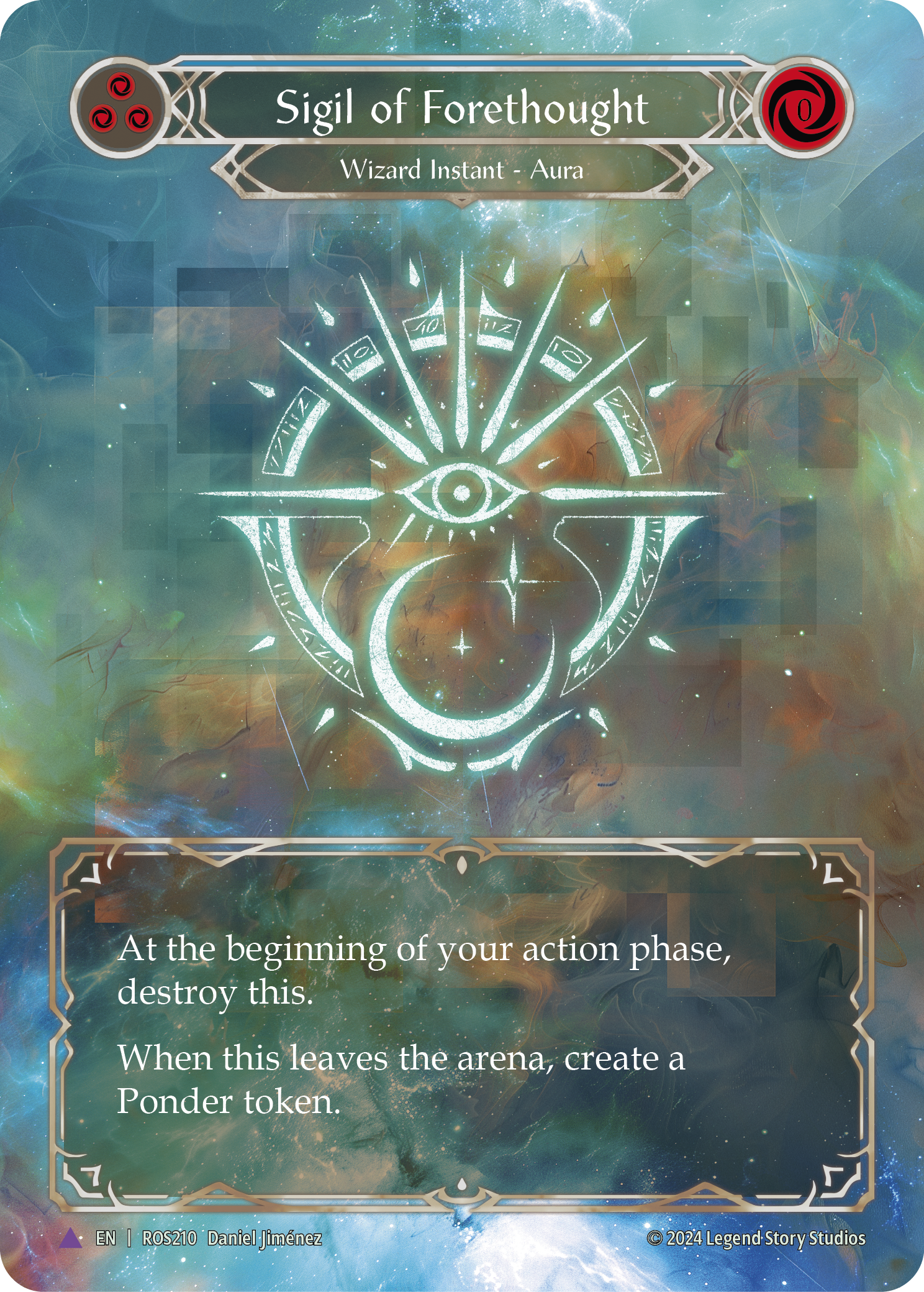 Sigil of Forethought - Marvel - Rosetta - Flesh & Blood TCG - FaB Sigil of Forethought - Marvel - Rosetta - Flesh & Blood TCG - FaB
