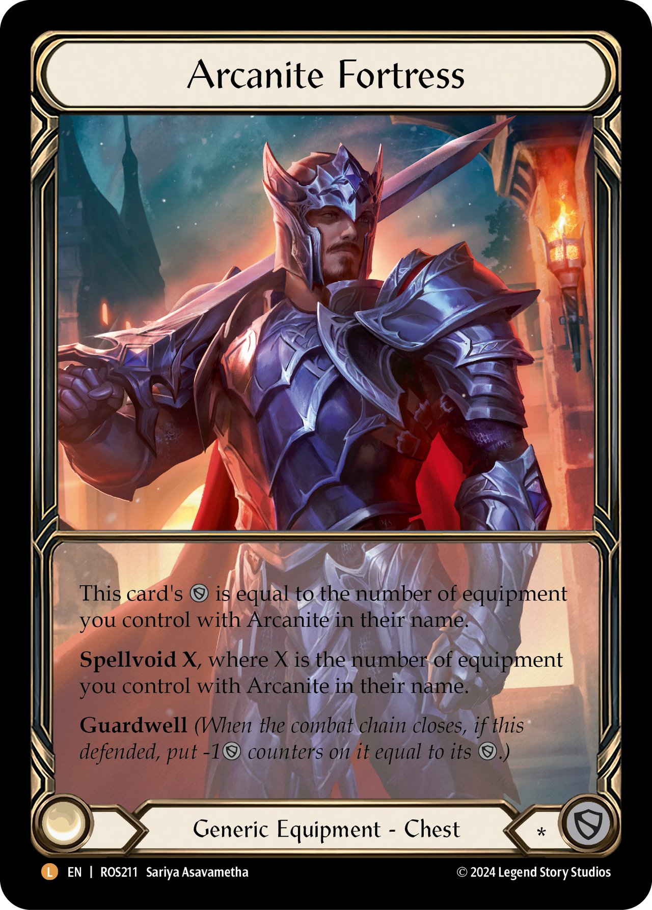 Arcanite Fortress - Extended Art Cold Foil