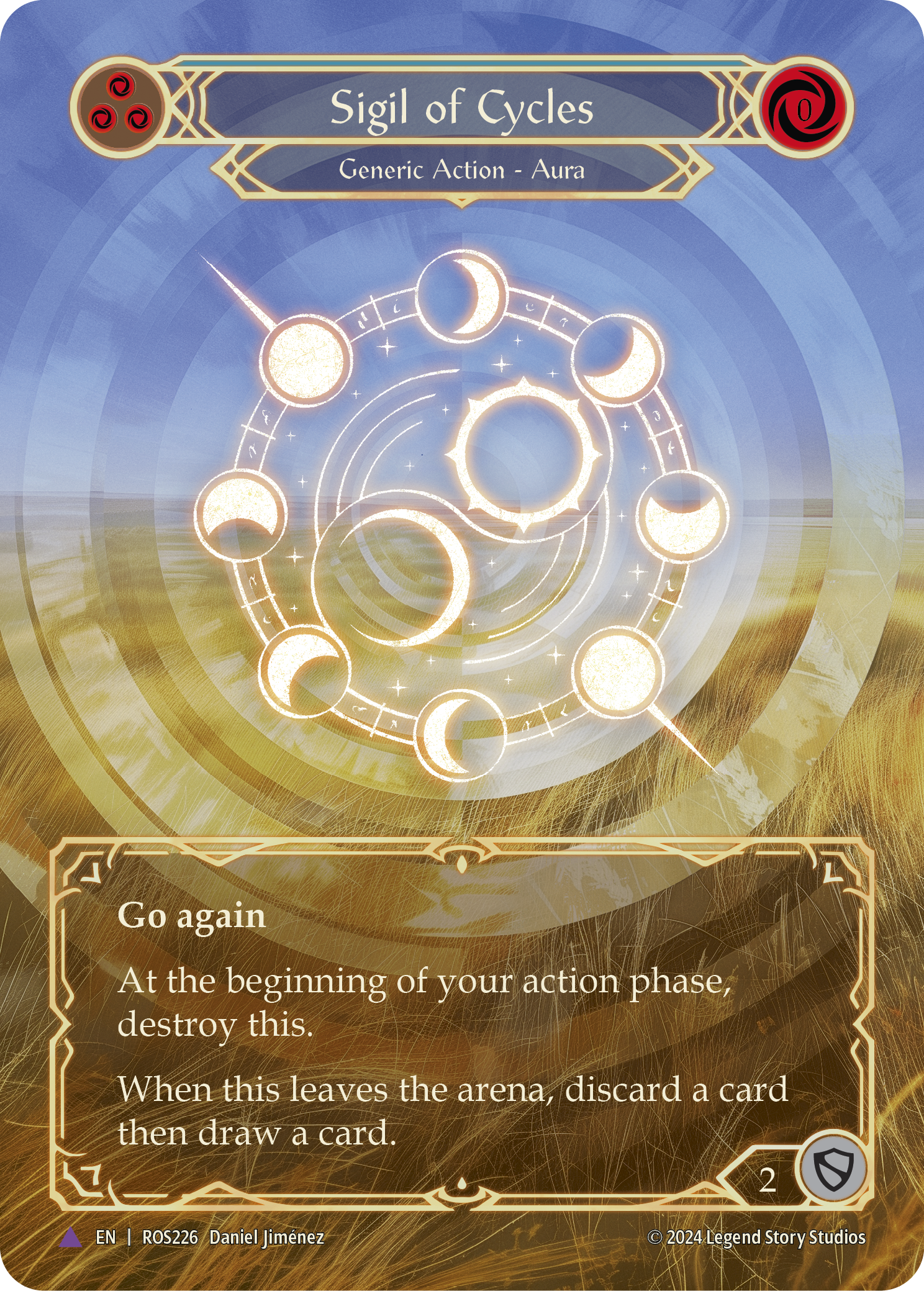 Sigil of Cycles 回転の印 flesh and blood fab Sigil of Cycles - Marvel - Rosetta - Flesh & Blood TCG - FaB Foundry