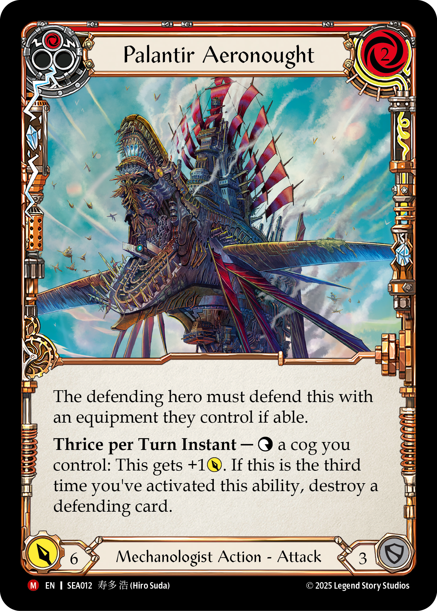 Palantir Aeronought - High Seas - Flesh & Blood TCG