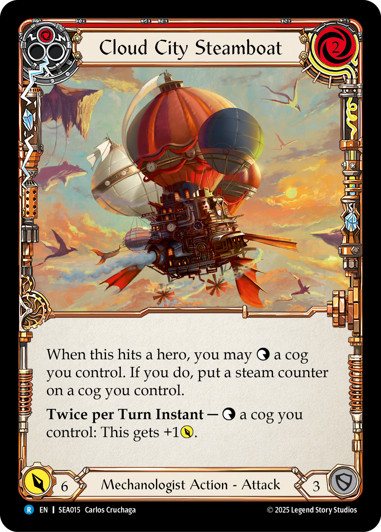 Cloud City Steamboat (Red)