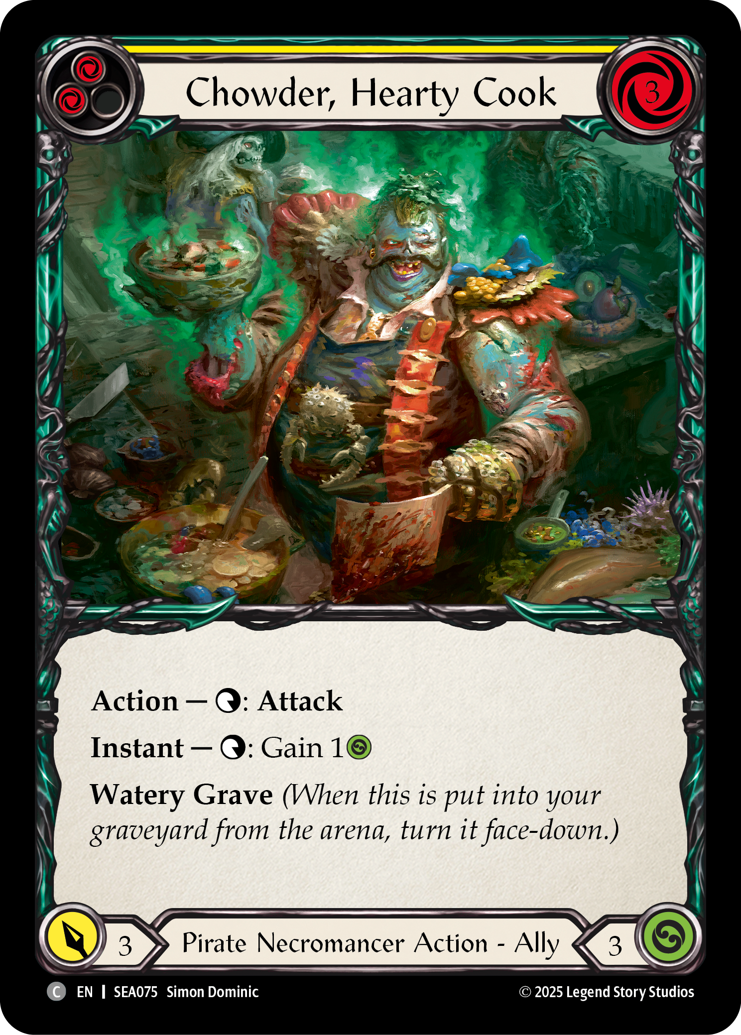 Chowder, Hearty Cook - High Seas - Flesh & Blood TCG - FaB Foundry