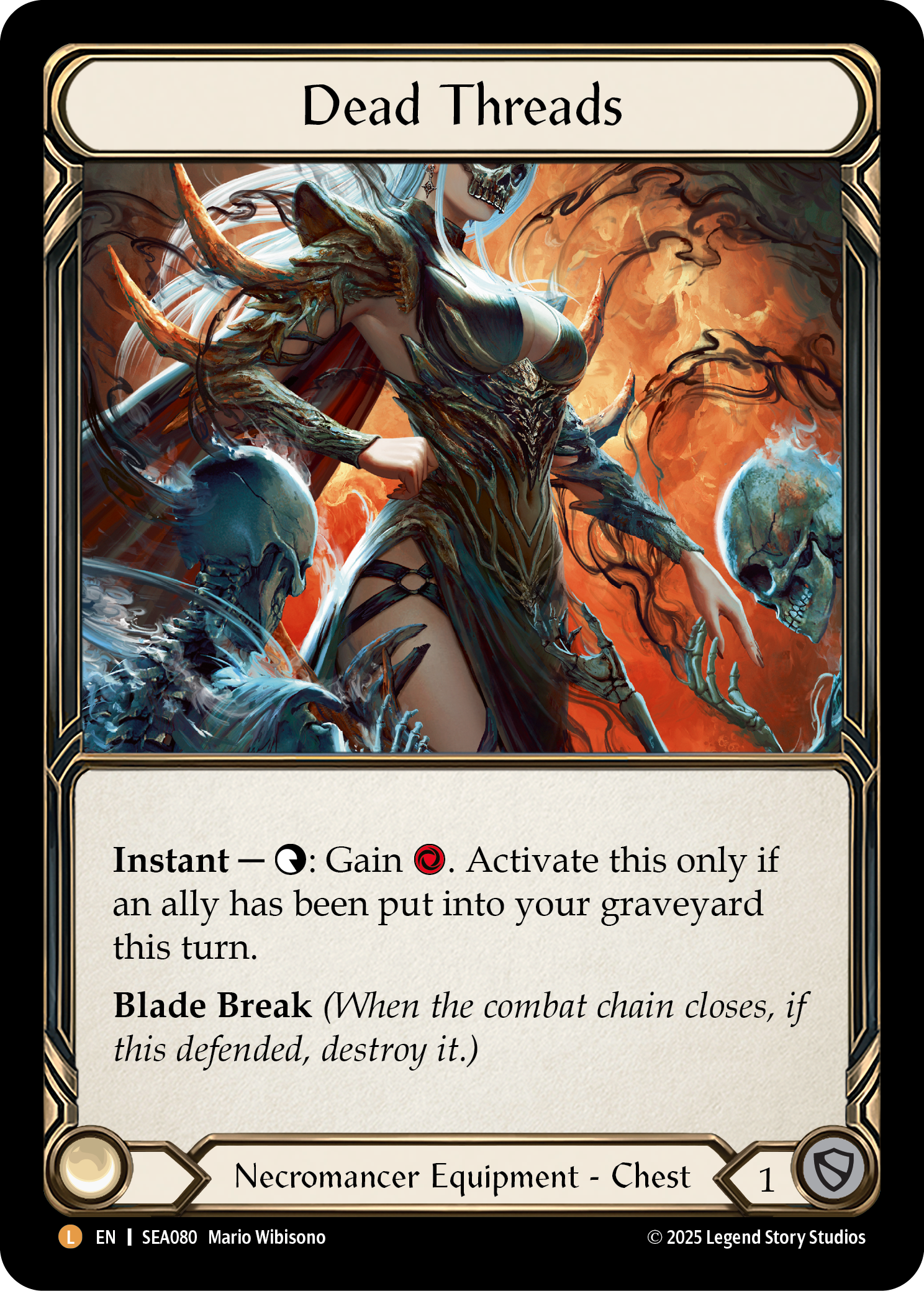 FaB dead Threads CF 1枚 Dead Threads - High Seas - Flesh & Blood TCG - FaB Foundry