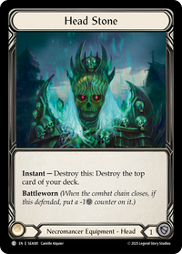Head Stone (Treasure Pack)