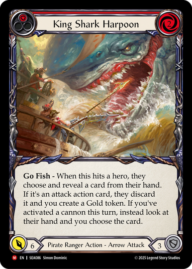 King Shark Harpoon - High Seas - Flesh & Blood TCG - FaB Foundry