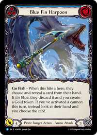 Blue Fin Harpoon - High Seas - Flesh & Blood TCG - FaB Foundry