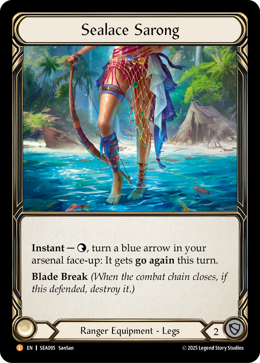 潮織のパレオ SEALACE SARONG Fab スリーブ Sealace Sarong - High Seas - Flesh & Blood TCG - FaB Foundry