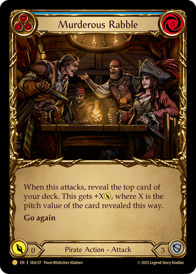 Murderous Rabble - Treasure Pack - High Seas - Flesh & Blood