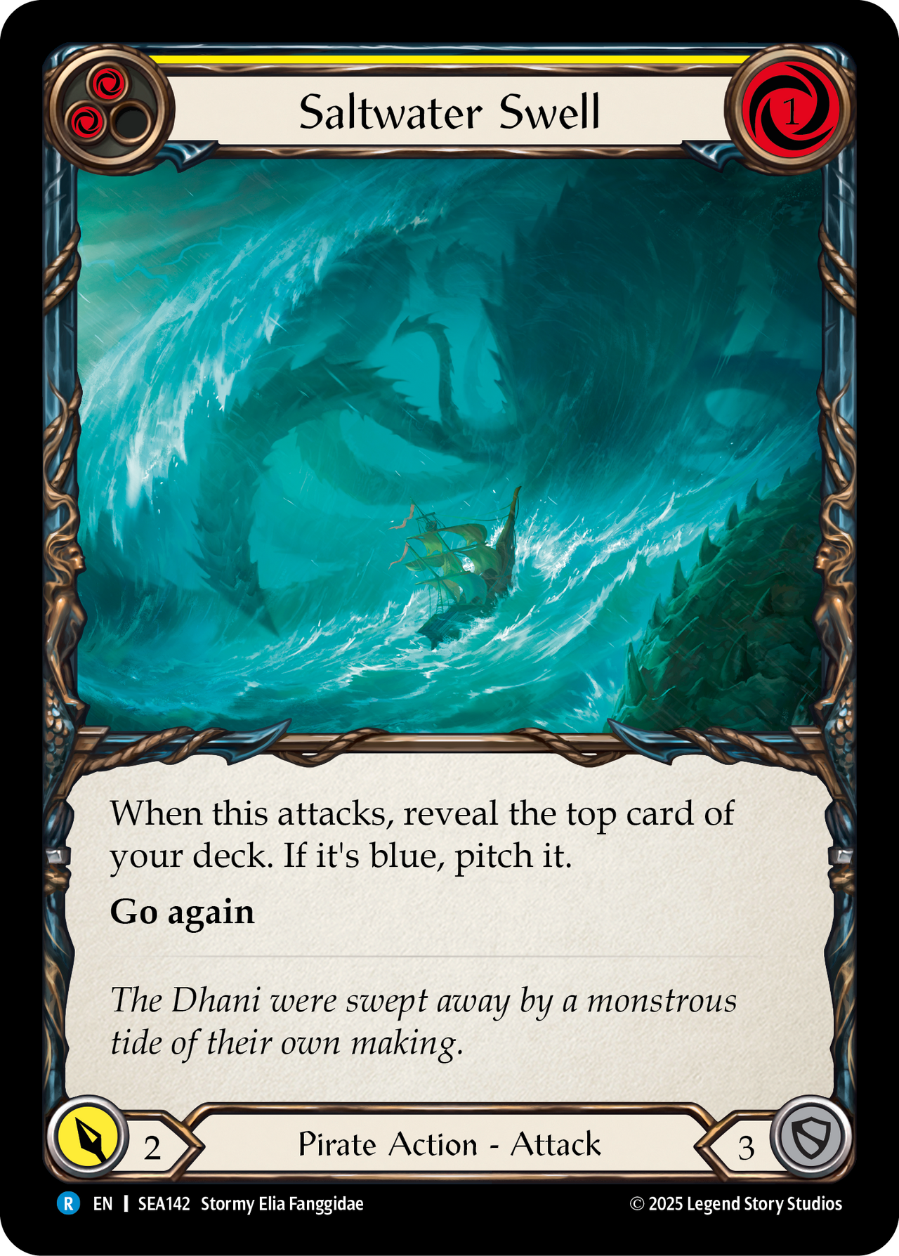Saltwater Swell (Blue)