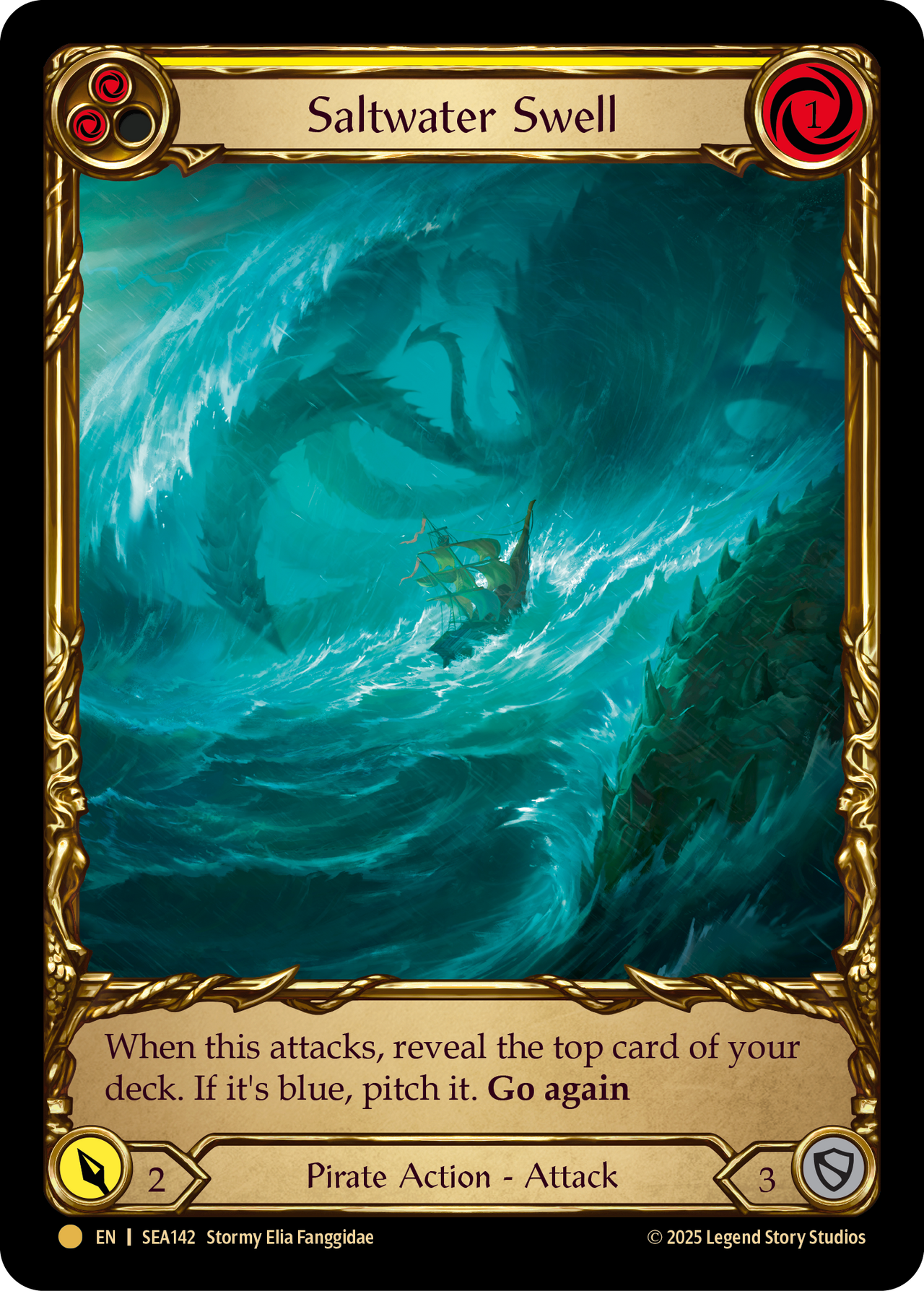 Saltwater Swell (Yellow) (Treasure Pack)