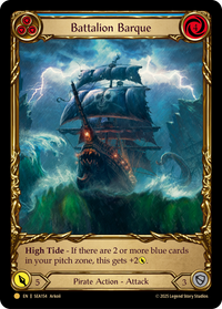 Battalion Barque (Blue) (Treasure Pack)