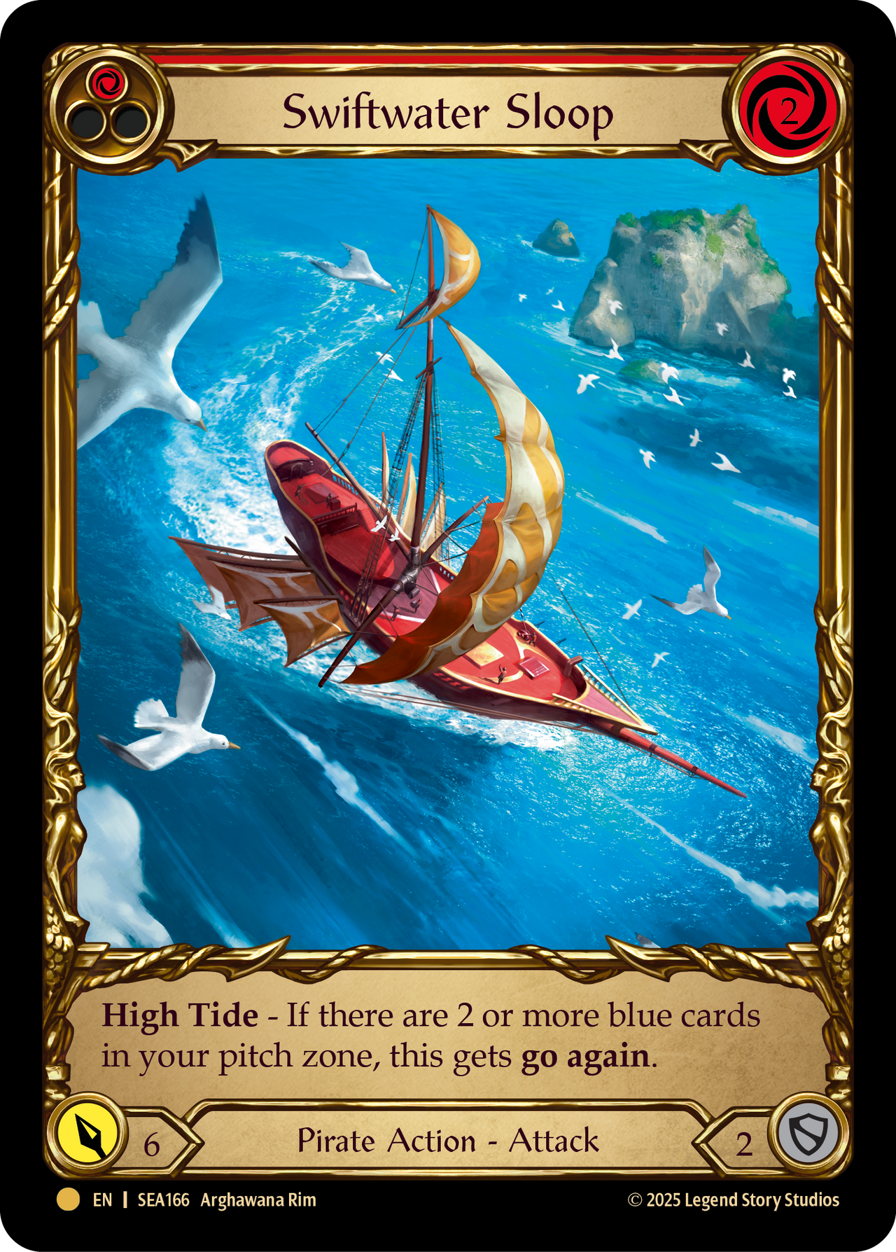 Swiftwater Sloop (Red) (Treasure Pack)