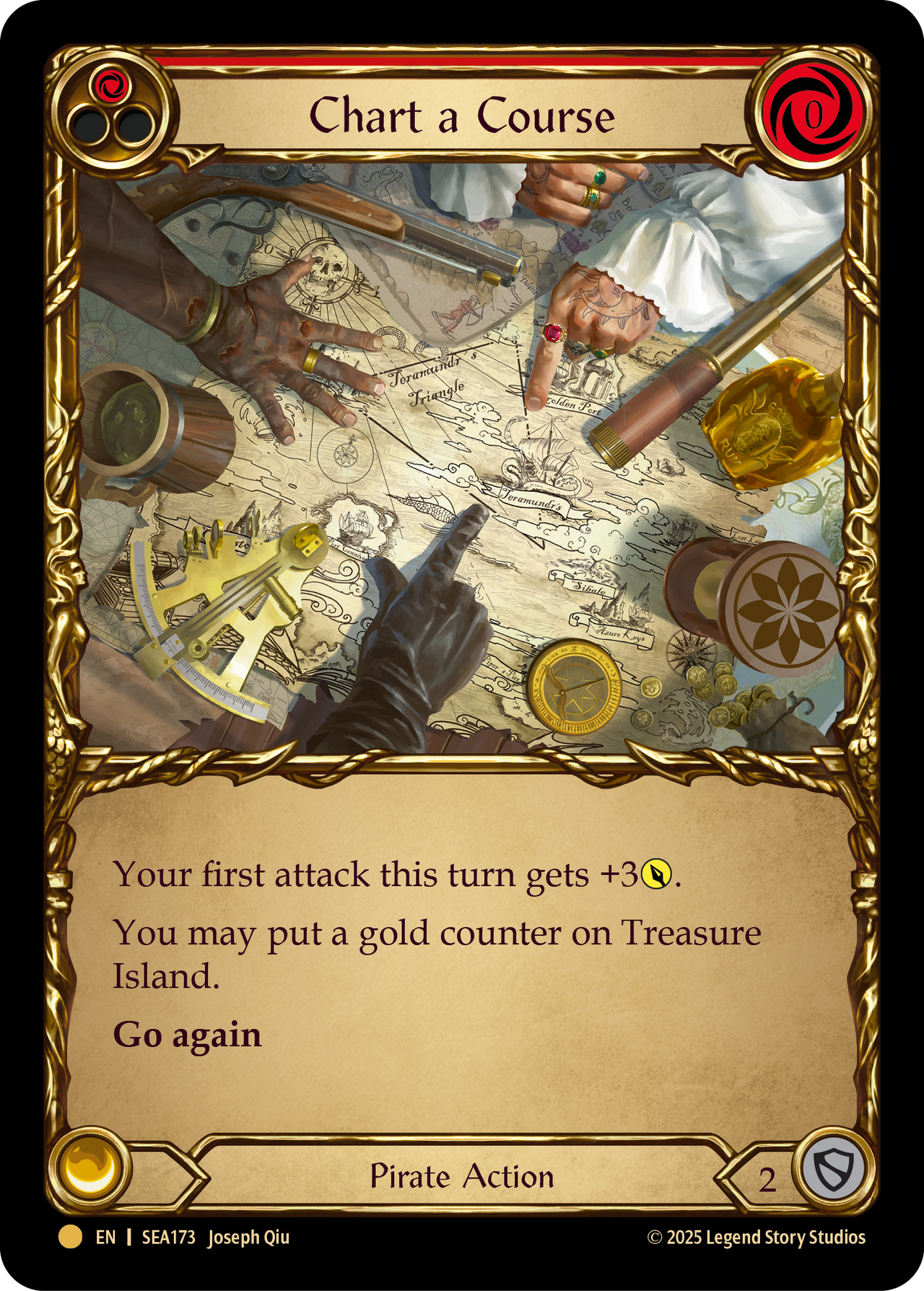 Chart a Course (Red) (Treasure Pack)