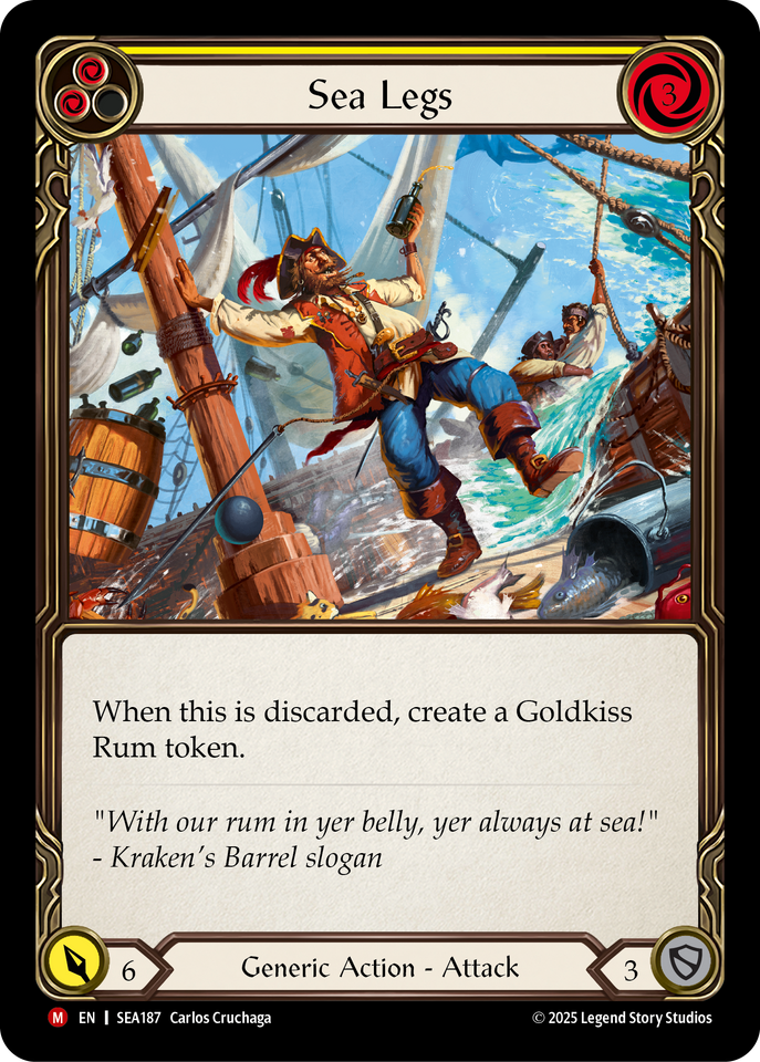 Goldkiss Rum - Flesh and Blood トークン Goldkiss Rum (Treasure) - High Seas - Flesh and Blood TCG