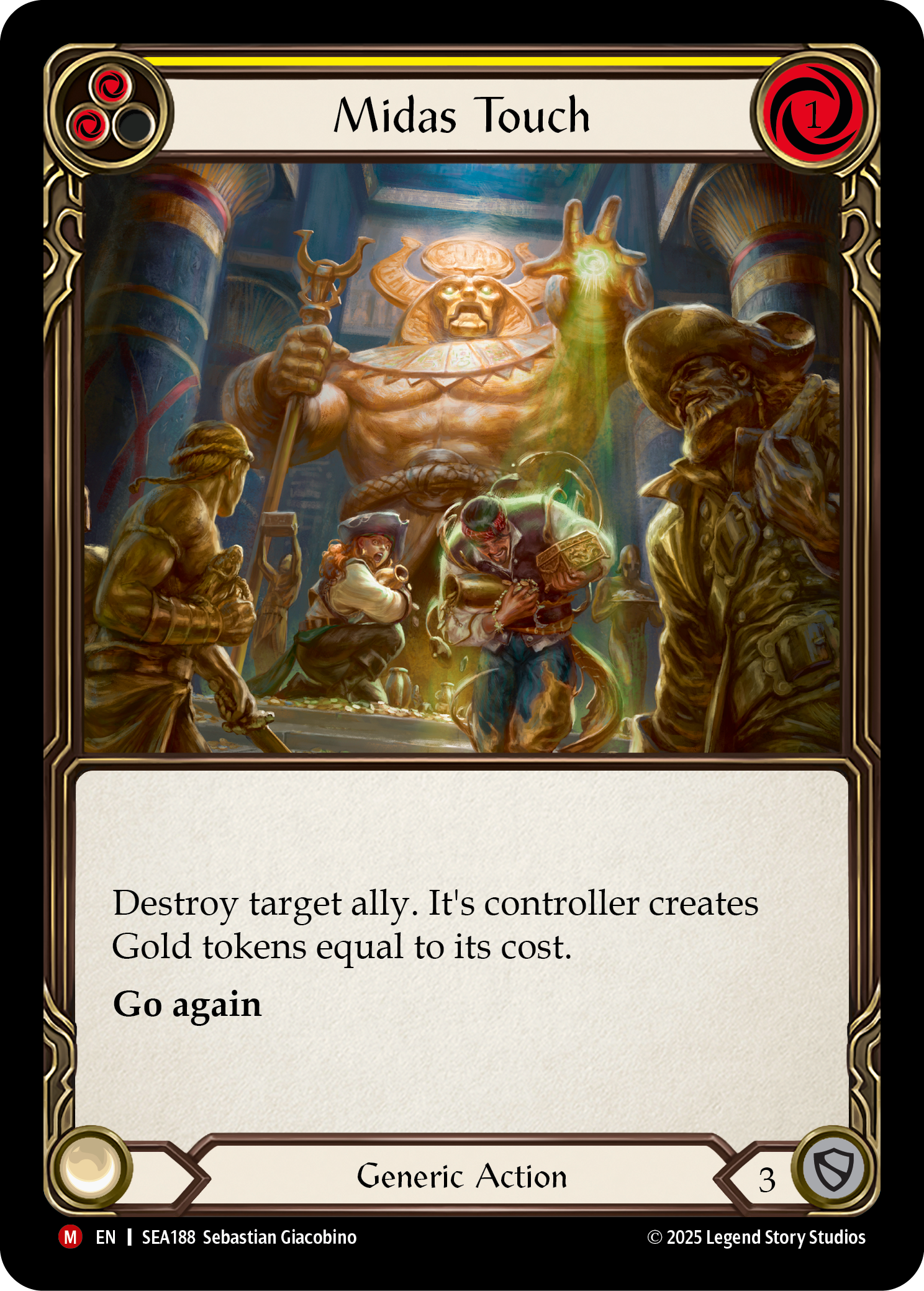 Midas Touch - High Seas - Flesh & Blood TCG - FaB Foundry