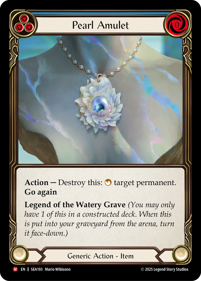 Pearl Amulet - High Seas - Flesh & Blood TCG - FaB Foundry